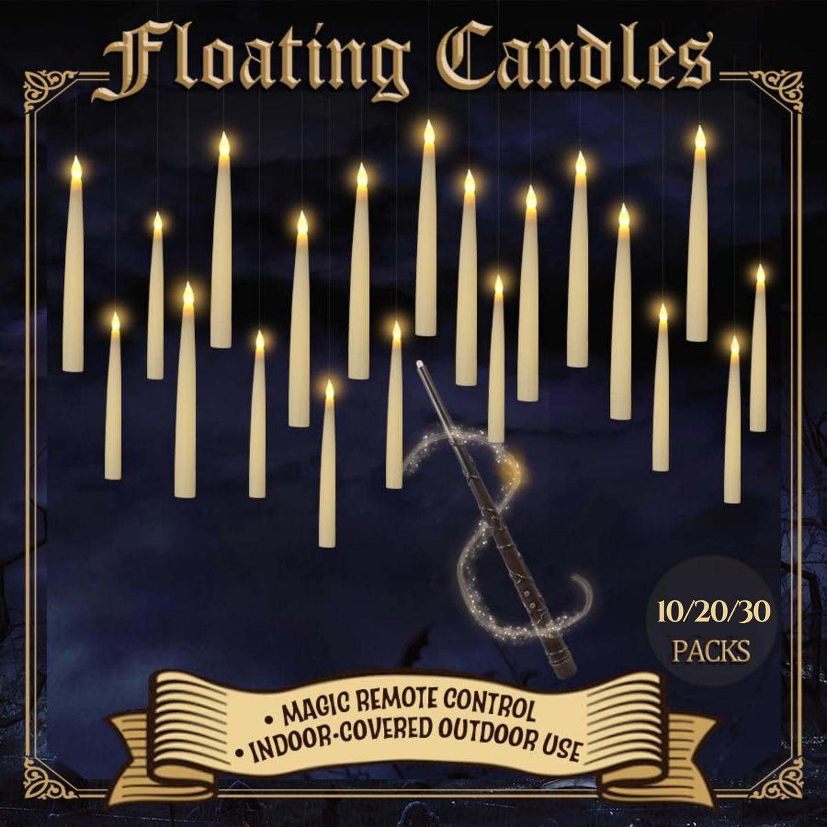 Hallowick™ Floating Flameless Candle